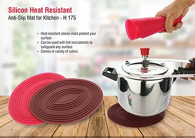 Silicon heat resistant, anti-slip mat for kitchen