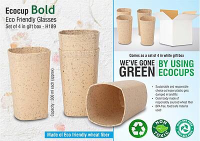 EcoCup Bold: Eco Friendly Glasses