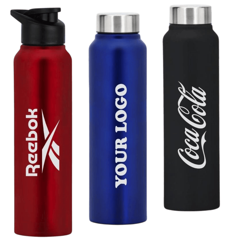 Straight steel single wall bottle Colored Straight steel single wall bottle Colored