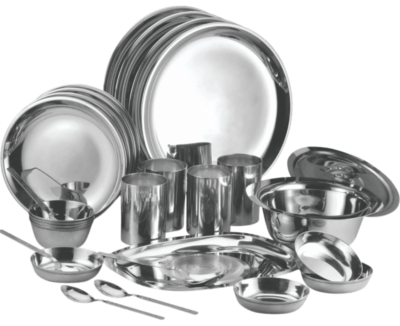 Family Dinner Set: 27 pc Stainless Steel Premium Quality set Family Dinner Set: 27 pc Stainless Steel Premium Quality set
