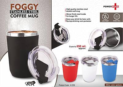 Foggy: Stainless Steel coffee mug