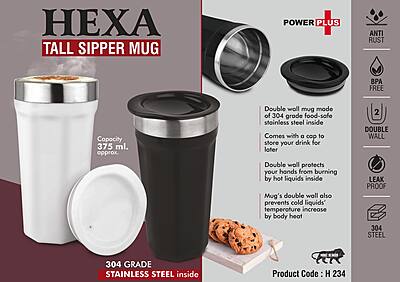 Hexa : Tall sipper mug