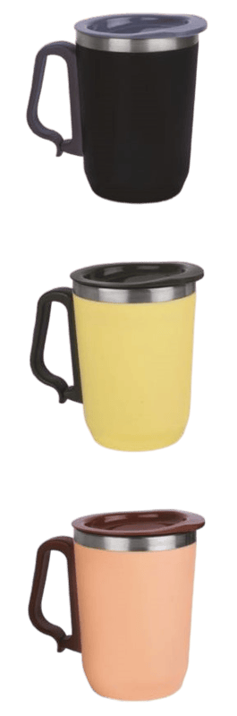 Foggy+ Stainless Steel coffee mug with Carabiner Handle Foggy+ Stainless Steel coffee mug with Carabiner Handle