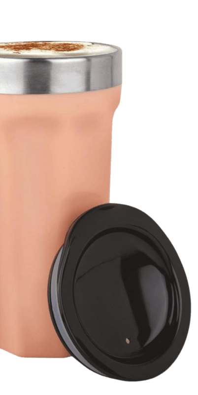 Hexa Insulated : Tall sipper mug with temperature retention Hexa Insulated : Tall sipper mug with temperature retention