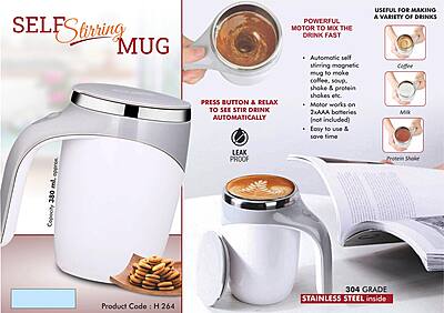 Self Stirring mug | 304 grade steel
