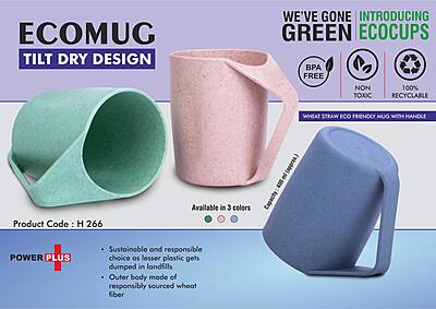 EcoMug : Wheat Straw Eco Friendly Mug with Handle