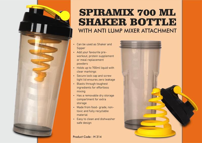 SpiraMix 700 ml Shaker Bottle with Anti Lump mixer attachment SpiraMix 700 ml Shaker Bottle with Anti Lump mixer attachment