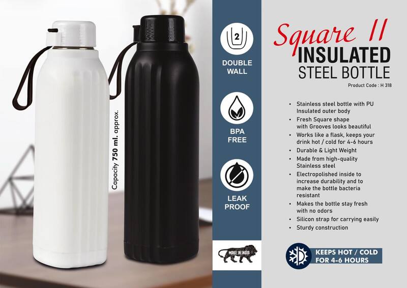 Square II: Insulated Steel Bottle Square II: Insulated Steel Bottle