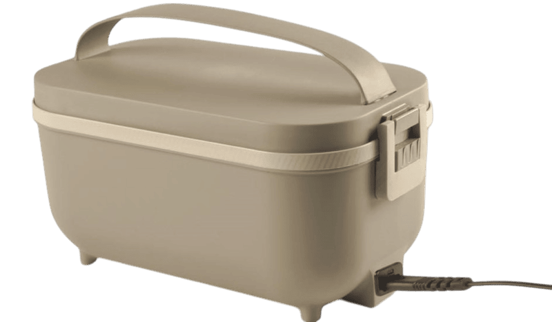 ThermoBite: Electric Lunch Box with 4 Steel Containers ThermoBite: Electric Lunch Box with 4 Steel Containers