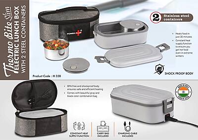 ThermoBite Slim: Electric Lunch Box