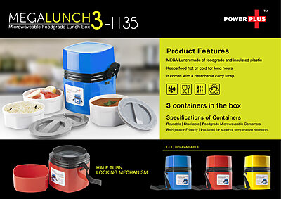 Power Plus Mega Lunch Box