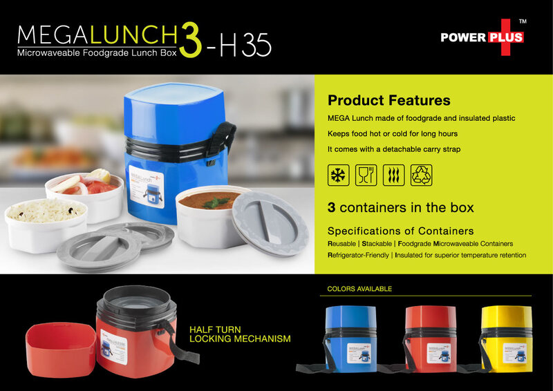 Power Plus Mega Lunch Box