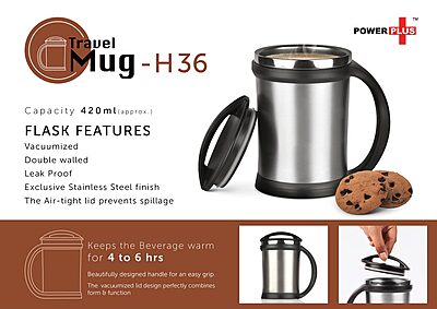 Power Plus Vacuumized travel mug