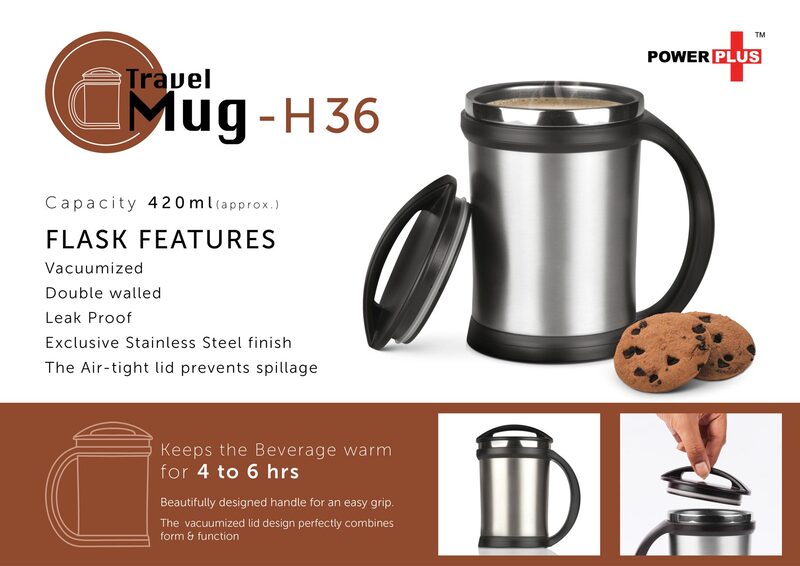 Power Plus Vacuumized travel mug Power Plus Vacuumized travel mug