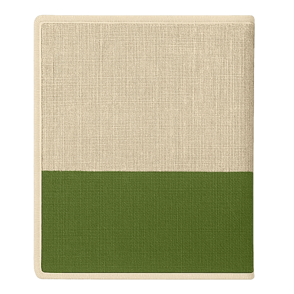Two-Tone Jute Document Folder