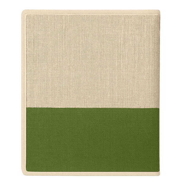 Two-Tone Jute Document Folder