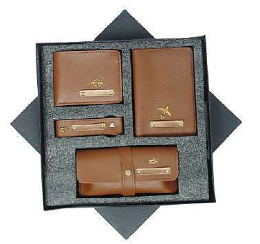 TAN GOLDEN CHARMS MEN GIFT SET