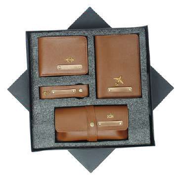 TAN GOLDEN CHARMS MEN GIFT SET