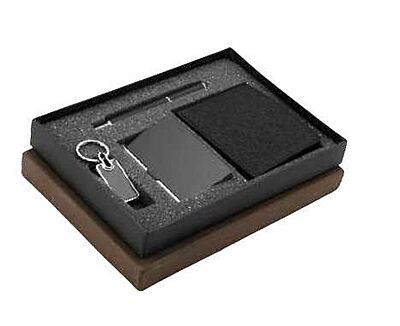 4 IN 1 NOTEBOOK- CARD  HOLDER- PEN - KEY CHAIN SE