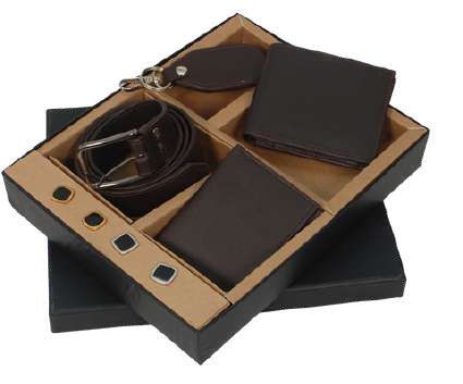 LEATHERITE 5IN 1 MEN GIFT SET WITH CUFFLINKS