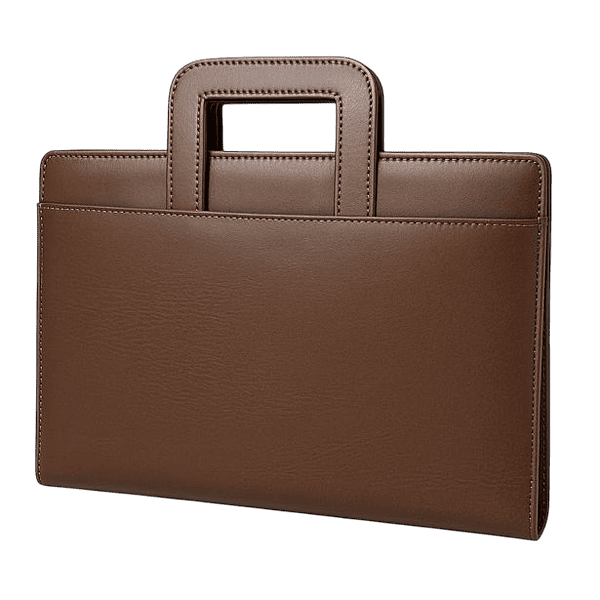 Executive PU Leather Folder with Dual Handles