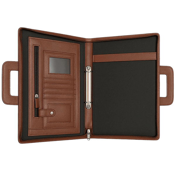 Executive PU Leather Folder with Dual Handles