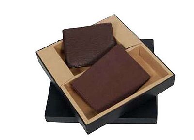 2 IN 1 LEATHER PASSPORT  COVER AND CARD HOLDER