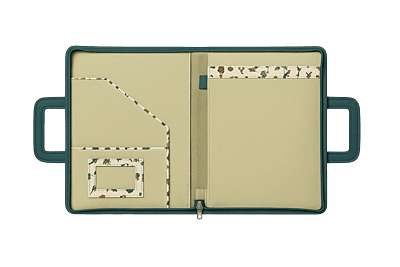 Tribal Print Jute Office Folder with Handle