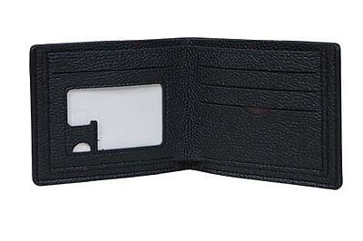 BLACK PU SIM POCKET WALLET