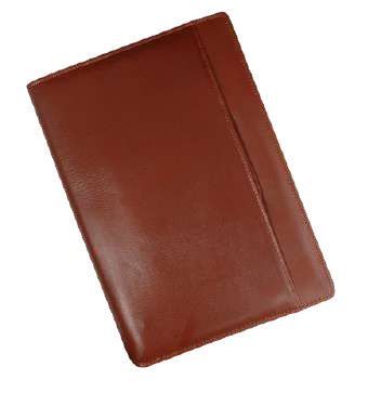 LEATHERITE TAN DOCUMENT LEAVES FOLDER