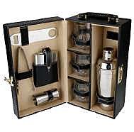 THREE GLASSES BAR SET