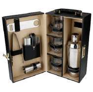 THREE GLASSES BAR SET