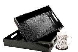 SET OF 2 TRAYS