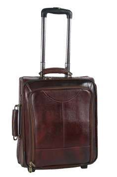 NDM LEATHER TROLLY  BAG
