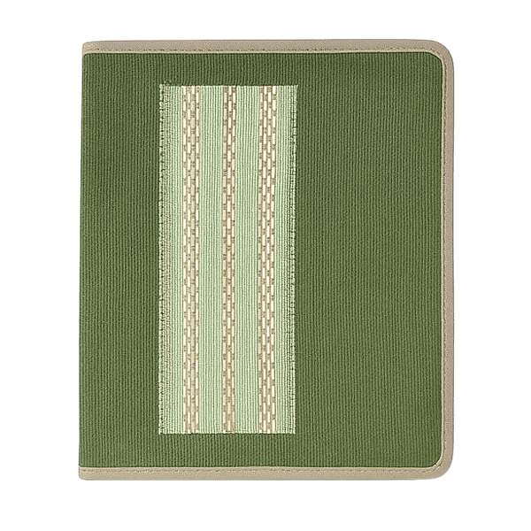 Eco-Friendly Jute Document Folder with Zipper Closure