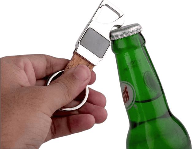 Rectangle hanging metal keychain with Bottle Opener Rectangle hanging metal keychain with Bottle Opener