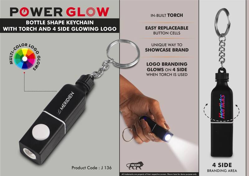 PowerGlow Bottle shape keychain PowerGlow Bottle shape keychain