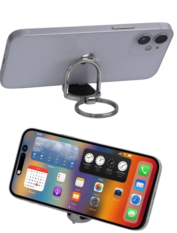Oval Keychain with Phone stand