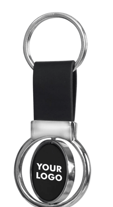 PU Key chain with Round Rotating PU Key chain with Round Rotating