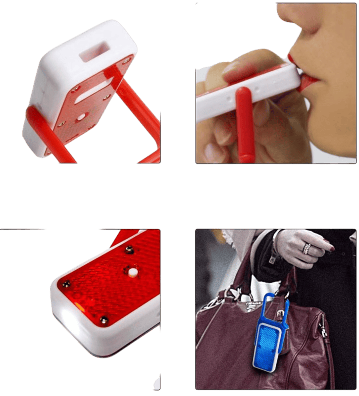 Flash tag with whistle and torch Flash tag with whistle and torch