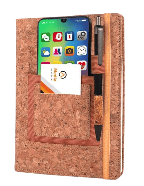 Notebook Gift set Eco: Cork A5 Notebook With Bamboo Notebook Gift set Eco: Cork A5 Notebook With Bamboo