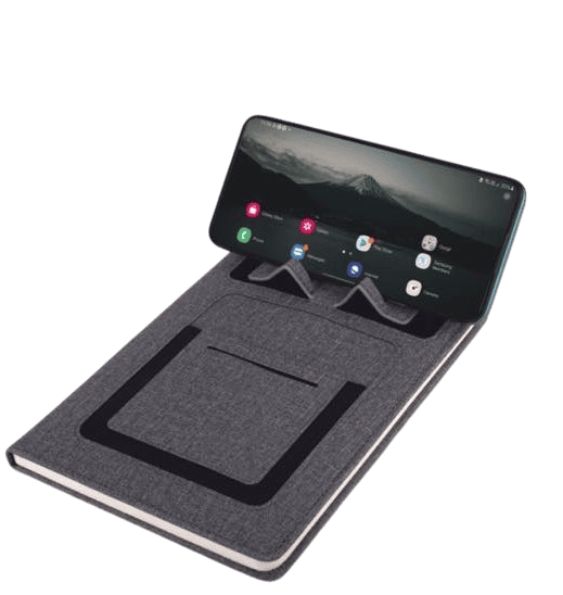 Gray Notebook Gift set: Multifunction Notebook With Classy Metal Pen Gray Notebook Gift set: Multifunction Notebook With Classy Metal Pen