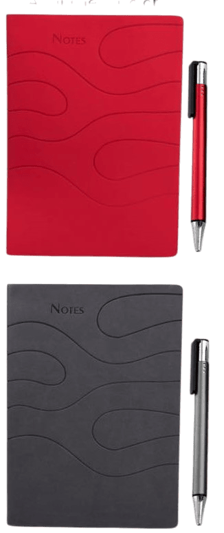 Ribbon Notebook Gift set: A5 Ribbon Notebook With Classy Metal Pen Ribbon Notebook Gift set: A5 Ribbon Notebook With Classy Metal Pen