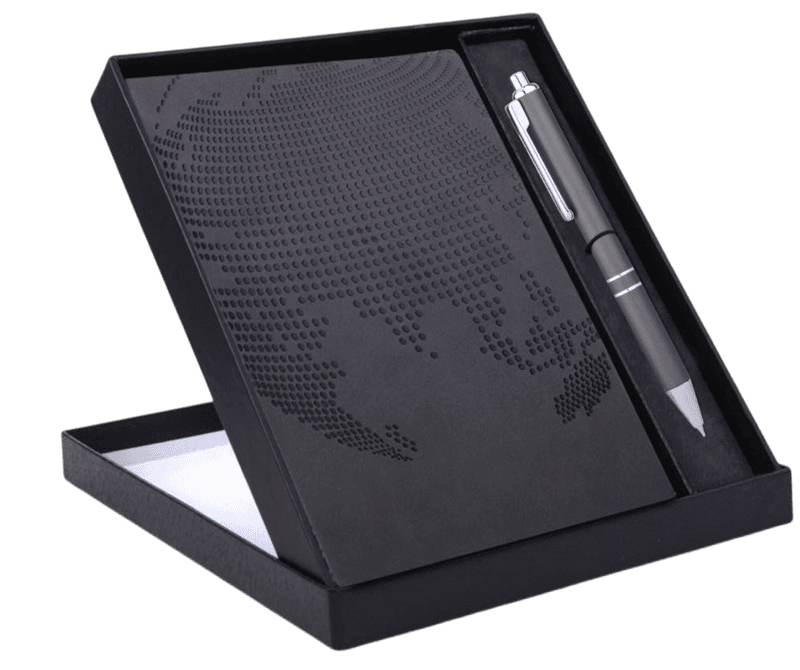 Globe Notebook Gift set: A5 Globe Notebook With Pen Globe Notebook Gift set: A5 Globe Notebook With Pen