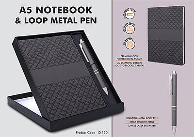 Dune Notebook Gift set: A5 Dune Notebook With Pen