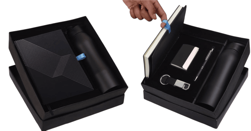 Compact 5 Pc Black Gift Set: Compact 5 Pc Black Gift Set: