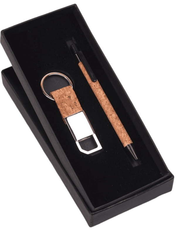 Compact 2 Pc Cork Gift Set: Compact 2 Pc Cork Gift Set: