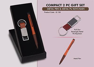 Compact 2 Pc Tan Gift Set: