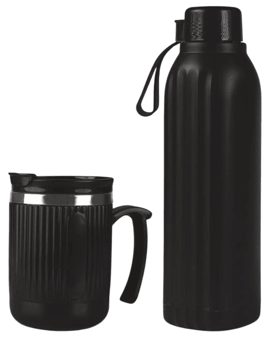 Set of Square Insulated bottle with Large SS Grip mug Set of Square Insulated bottle with Large SS Grip mug