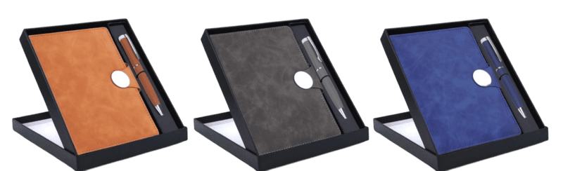 2 in 1 Set: Magnetic Flap notebook with Metal Pen in Gift Box 2 in 1 Set: Magnetic Flap notebook with Metal Pen in Gift Box